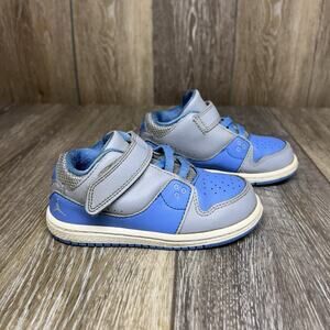 Nike Air Jordan 654954-401 Toddler Youth Size 8C Carolina Retro Blue Gray Shoes